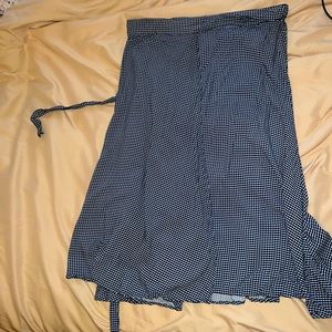 American apparel wrap skirt